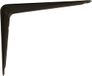 Amig - Wandplankbeugel - Stalen hoekbeugel - 300x250 mm - Zwart - Draagvermogen tot 40 kg