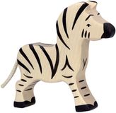 Holztiger Wildernis Zebra Klein Houten Figuur