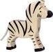 Holztiger Wildernis Zebra Klein Houten Figuur