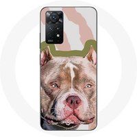 Maniacase Etui Redmi Note 11 Pro 5G bruin pitbull hond
