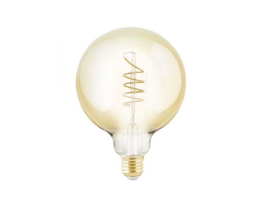 EGLO LED Lamp - Bol - E27 - 245 lm - Amber - Dimbaar - Spiraal