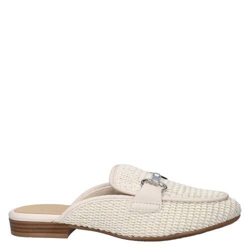 Tamaris rieten slippers - ecru