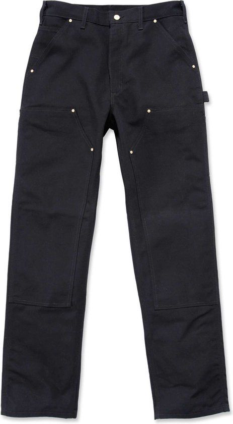 Carhartt Hose Firm Duck Double-Front Work Dungaree Black - W36/L32