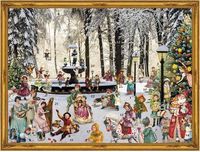 Adventskalender, Victoriaans Adventskalender "Am Brunnen"