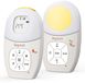 Gigaset Baby 100 Audio - Audio-babyfoon met DECT-technologie - Veilige twee-weg communicatie - 300 m bereik - Voeding Timer - Temperatuursensor - Nachtlampje - 3-traps geluidsweergave, Warm Grijs