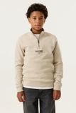 Garcia Jongens Tekst Print Sweater Bruin Lange mouw