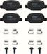 TRW AUTOMOTIVE GDB1520 serie Plaquettes de frein arrière Alfa 156 | Compatible avec : ALFA ROMEO 147, 156, 156 Sportwagon