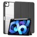 HUEZOE Beschermhoes compatibel met iPad Air 5 2022/iPad Air 4 2020 en iPad Pro 11 2021/2020/2018, Smart Cover met harde schaal van acryl met penhouder, Auto Sleep/Wake-functie, zwart