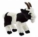 Anima Zwart-wit pluche geit, knuffelgeit, landbouwpluche, 26 cm