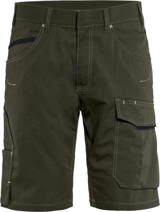 Blåkläder Service short 1499-1330 - Groen/Zwart - C48