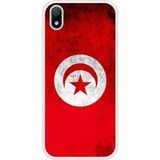 Drapeau Tunisie Bedrukt siliconen hoesje compatibel met Y5 2019