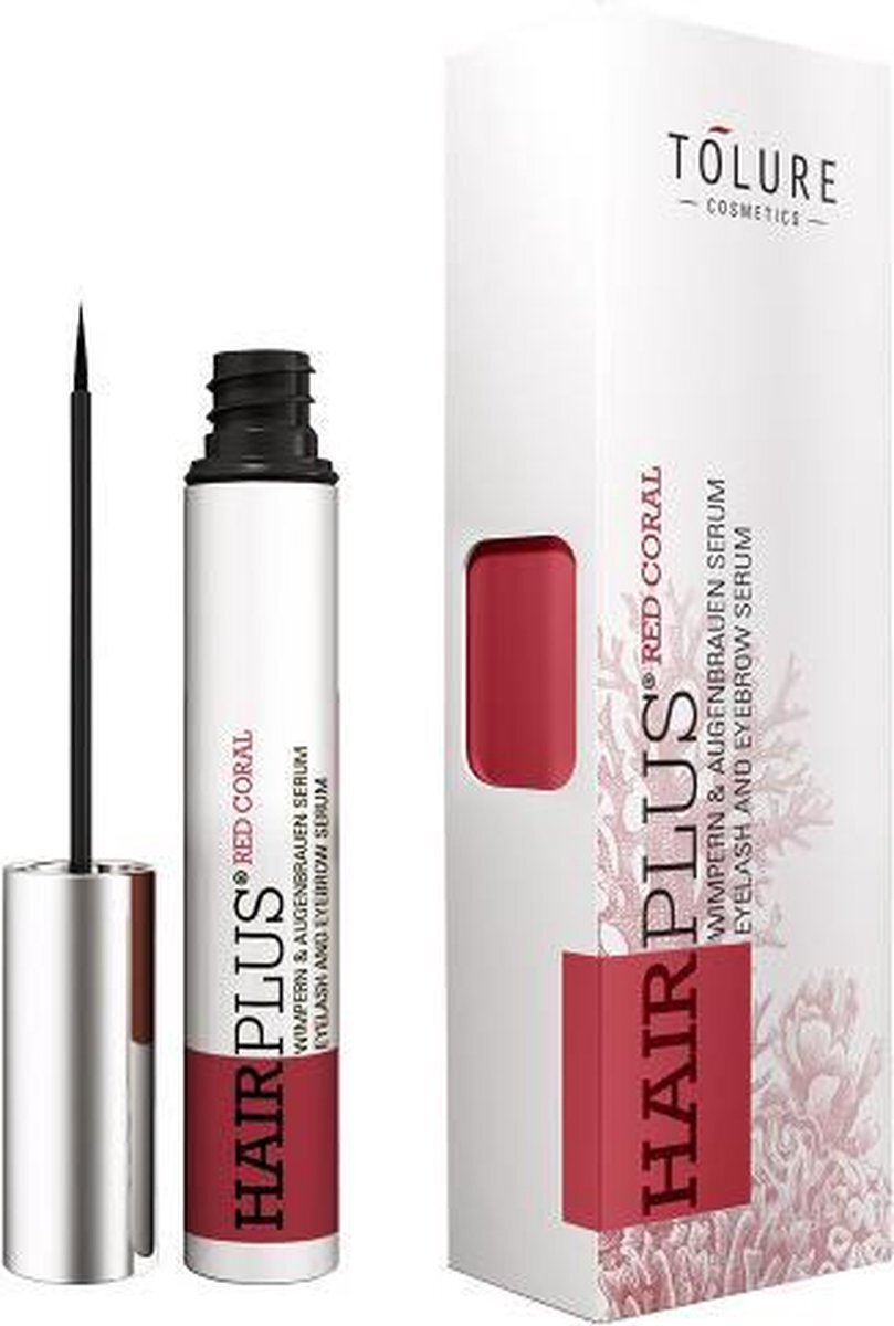 Tolure Hairplus Red Coral - Eyelash & Eyebrow Serum - 3ml