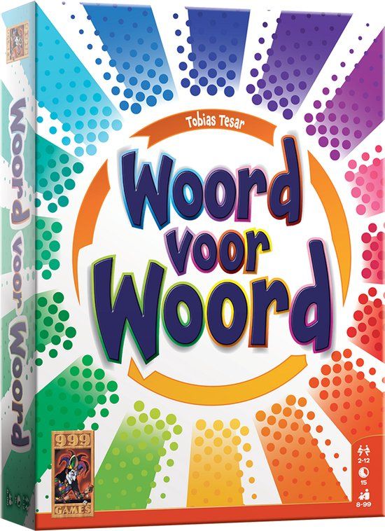 999 Games Woord voor Woord - Spannend Coöperatief Woordspel
