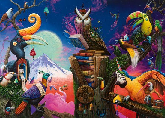 Ravensburger legpuzzel Songs of Extinct Birds 1000 stukjes fantasie