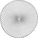 Zeller tafel placemats - 4x - rond - mandala - zilver - D38 cm - onderleggers - diner/ontbijt tafel