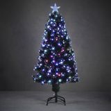 Luca Lighting Abbey kunstkerstboom met Fibre Optic Verlichting - H120 x ∅55 cm - Multikleur