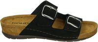 Rohde 5856 - Dames slippers - Zwart - Maat 35