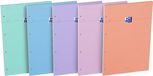 Oxford carnet A4, couleurs pastel, 80 feuilles