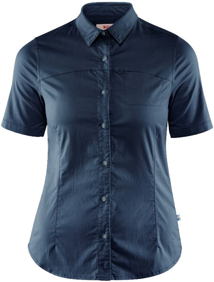 Fjällräven High Coast Stretch Outdoorshirt Dames - Navy - Maat XS