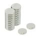 N42 Neodymium magneet c/w Dimple op North Face voor onderzoek, technologie en ambachten - 6mm dia x 1,5mm dik - 0,44kg Pull - Pack van 20