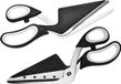 Merkloos Pizzasnijder - RVS - pizzaschaar - 28 cm - Zwart
