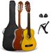 3rd Avenue XF 1/4 Klassieke Kindergitaarset, Nylonsnaren, Naturel | Gigbag, capo en plectrums inbegrepen. Zachte nylonsnaren sparen kleine vingers