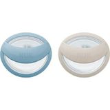 Nuk Sucettes Mommy Feel Silicone 0-9M Bleu 2 Unités
