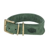Trixie collier chien cuir pur sauge