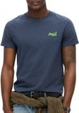 Superdry Essential T-Shirt Donkerblauw (navy) - Maat M - Heren