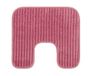 Gözze - zacht, antislip U-vormig toilettapijt, 100% polyester, 50 x 45 cm, oudroze