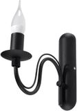Sollux Lighting Lampe murale MINERWA avec bras bougie courbé