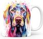 Weimaraner Mok - Koffie- of Theebeker - Cadeau voor Dierenliefhebbers - 330ml