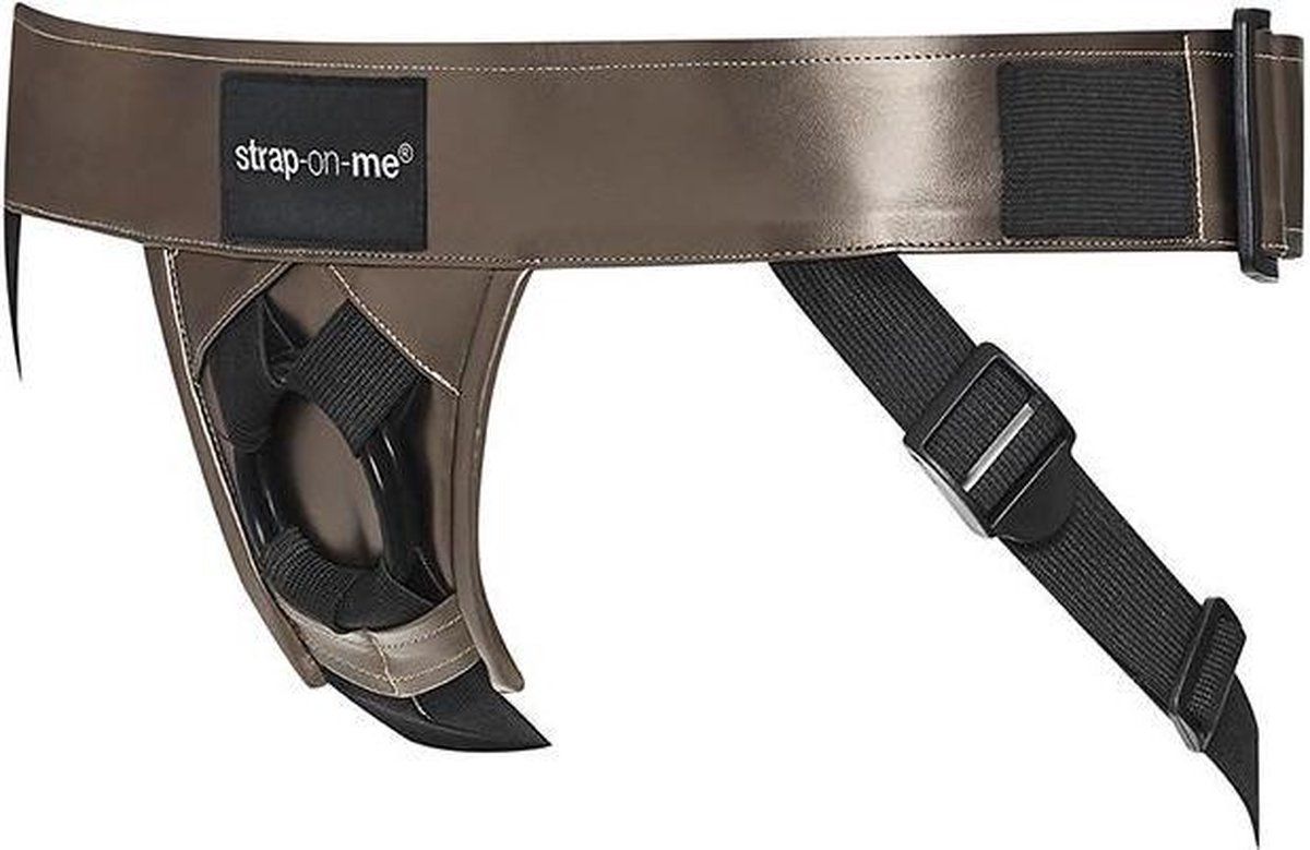 Strap-On-Me Curious Hondentuigje - Kunstleer - Verstelbaar - Eenheidsmaat