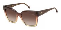 Carrera CARRERA 3037/S Brown shaded beige 54/17/140 Vrouwen Zonnebrillen
