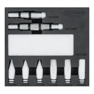 KS Tools set van retourdoorns, 10 stuks