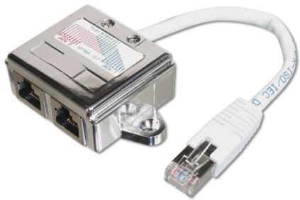 Digitus AT-AG CX2 - Netwerkkabel - 0,19 m