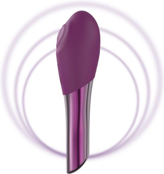 Beautifly Finger Tickler - Multifunctionele Clitorismassager - 10 Vibratiestanden - Waterdicht - Draadloos - Paars