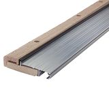 M-D bouwproducten 76265 M-D in Swing verstelbare dorpel, 36" L X 4-9/16" W X 1-1/8" H, aluminium/hardhout, molen, 1-1/8"x4-9/16