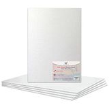 20 5 stuks 100% katoenen blanco gespannen canvaspanelen voor olieverfschilderij, acryl, gemengde houders (20,3 x 25,4 cm)
