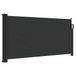 VidaXL Pare-vent rétractable 100x300 cm noir