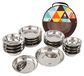 22-delige RVS Camping Set met Tafelgerei