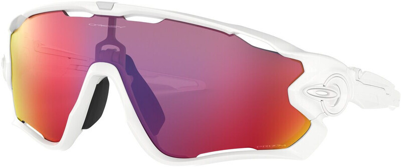 Oakley Jawbreaker Brillenglas, polished white/prizm road