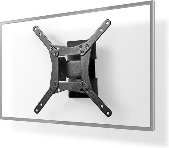 Nedis Draai- en Kantelbare TV Muurbeugel - 10-32 inch - Zwart