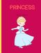 Princess Coloring Book: Cute and Easy Princess Coloring Pages for Kids Ages 3-6