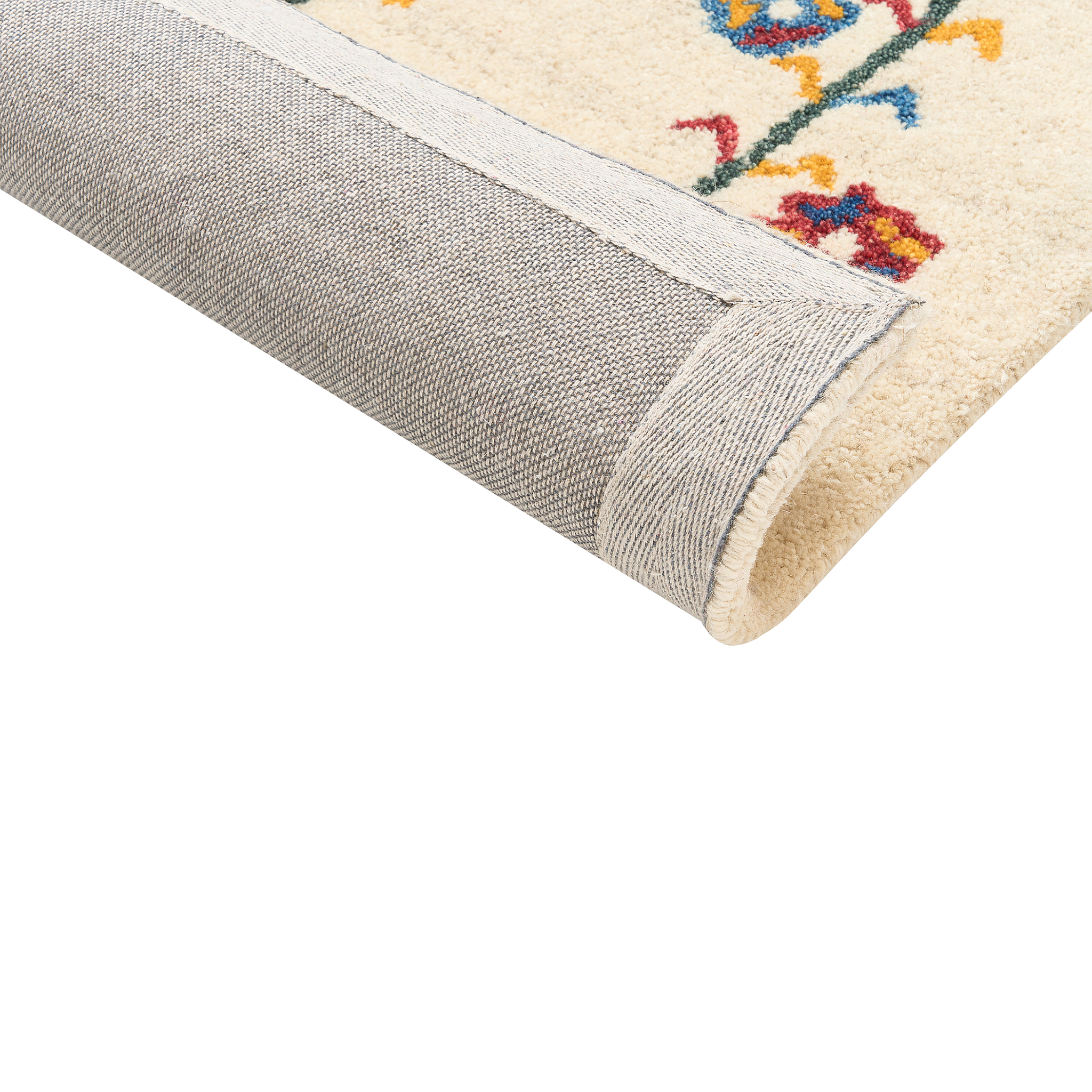 BELIANI Beliani HUSUNLU - Modern vloerkleed - Beige - 160 x 230 cm - Wol