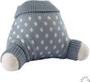 Popolini WoolPant - Wollen overbroekje - Lichtgrijs dots - 74/80
