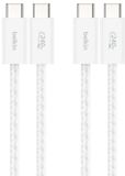 Belkin BoostCharge USB-kabel USB 2.0 USB C Wit