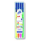 Variabele Staedtler Triplus textsurfer 362 highlighters - 4 stuks, driehoekig