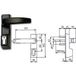 ASSA ABLOY Yale Kit De Poignée De Cylindre Millennium 19720