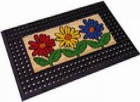 Intergard Deurmat Bloem rubber 40x60cm